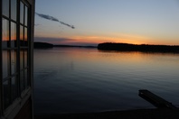 Cottage sunset