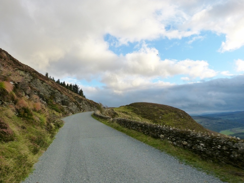 Mountain road Wicklow