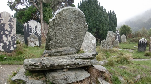 Glendalough grave stones