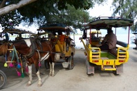 Local taxi at Gili Trawangan