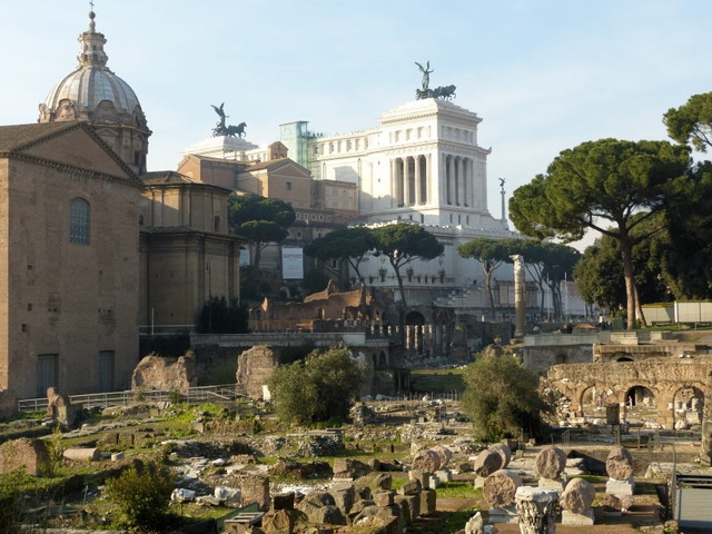 Forum Romanum, towards the Capitol