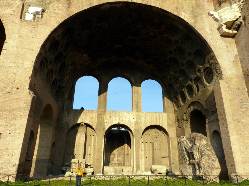 Basilica Maxentius at Forum Romanum