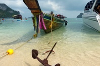 Thailand, boat, anchor, beach.