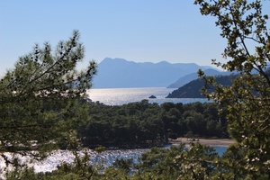 View over a cliff