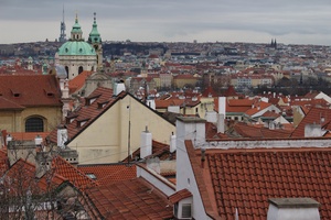 View over Prague rooftops