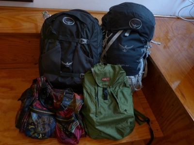 Our travel bags